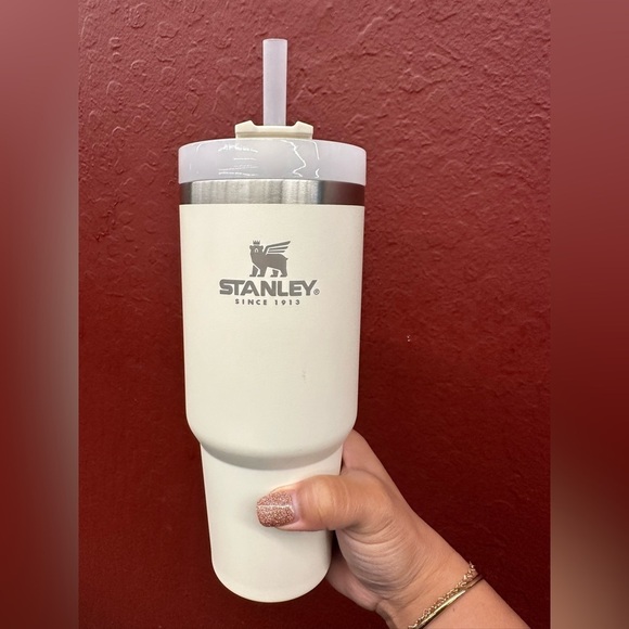 STANLEY Adventure Quencher Travel Tumbler 30oz Cream Sipper NO HANDLE - Picture 1 of 7